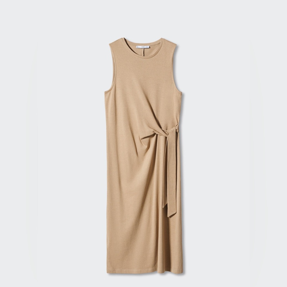 NWT Mango Bow cut-out detail dress